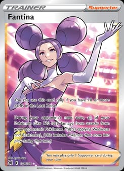 Fantina 191/196 Ultra Rare – Lost Origin Pokémon card