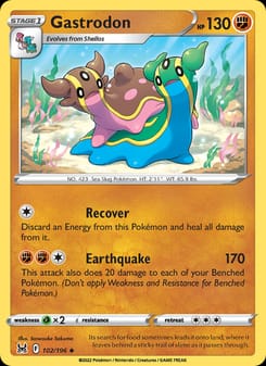 Gastrodon 102/196 Uncommon – Lost Origin Pokémon card