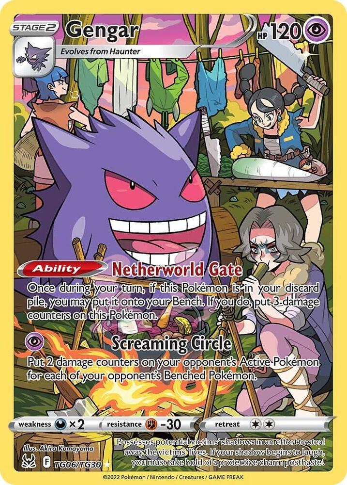 Gengar TG06/TG30 Lost Origin Pokémon card