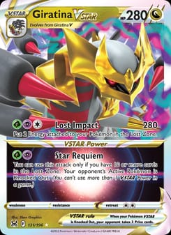 Giratina VSTAR 131/196 Ultra Rare – Lost Origin Pokémon card