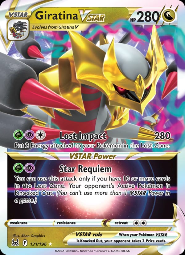 Giratina VSTAR 131/196 Lost Origin Pokémon card