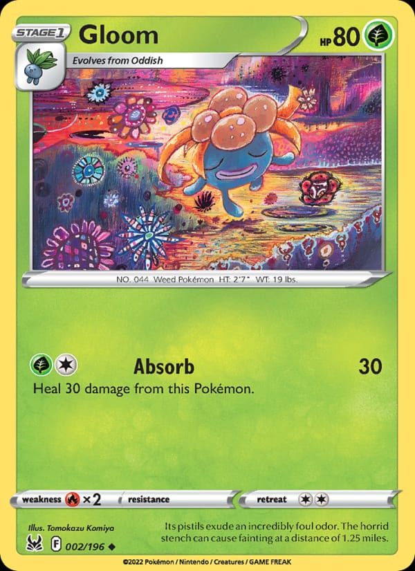 Gloom 002/196 Lost Origin Pokémon card