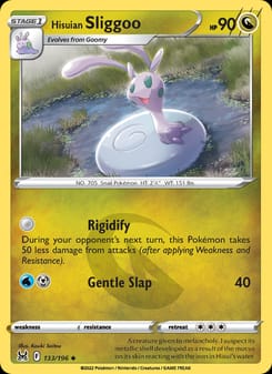 Hisuian Sliggoo 133/196 Uncommon – Lost Origin Pokémon card