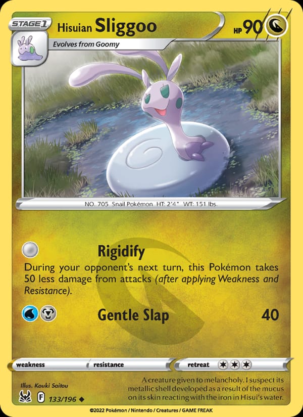 Hisuian Sliggoo 133/196 Lost Origin Pokémon card
