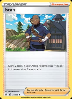 Iscan 158/196 Uncommon – Lost Origin Pokémon card