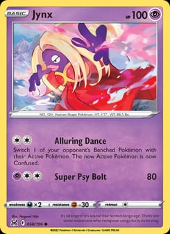 Jynx 068/196 Common – Lost Origin Pokémon card