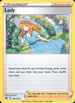Lady 159/196 Uncommon – Lost Origin Pokémon card