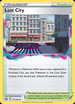 Lost City 161/196 Uncommon – Lost Origin Pokémon card