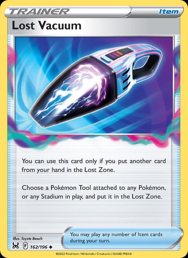 Lost Vacuum 162/196 Lost Origin Pokémon card