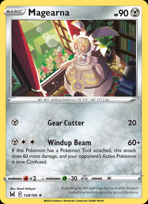 Magearna 128/196 Lost Origin Pokémon card
