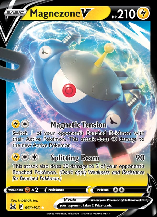 Magnezone V 056/196 Lost Origin Pokémon card