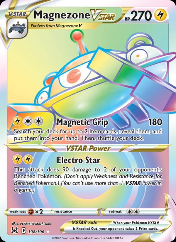 Magnezone VSTAR 198/196 Lost Origin Pokémon card