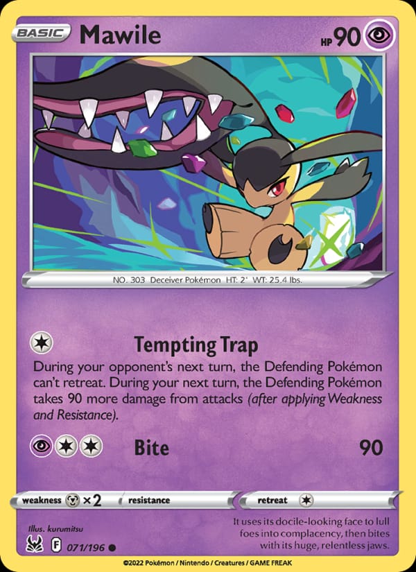 Mawile 071/196 Lost Origin Pokémon card