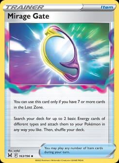 Mirage Gate 163/196 Uncommon – Lost Origin Pokémon card