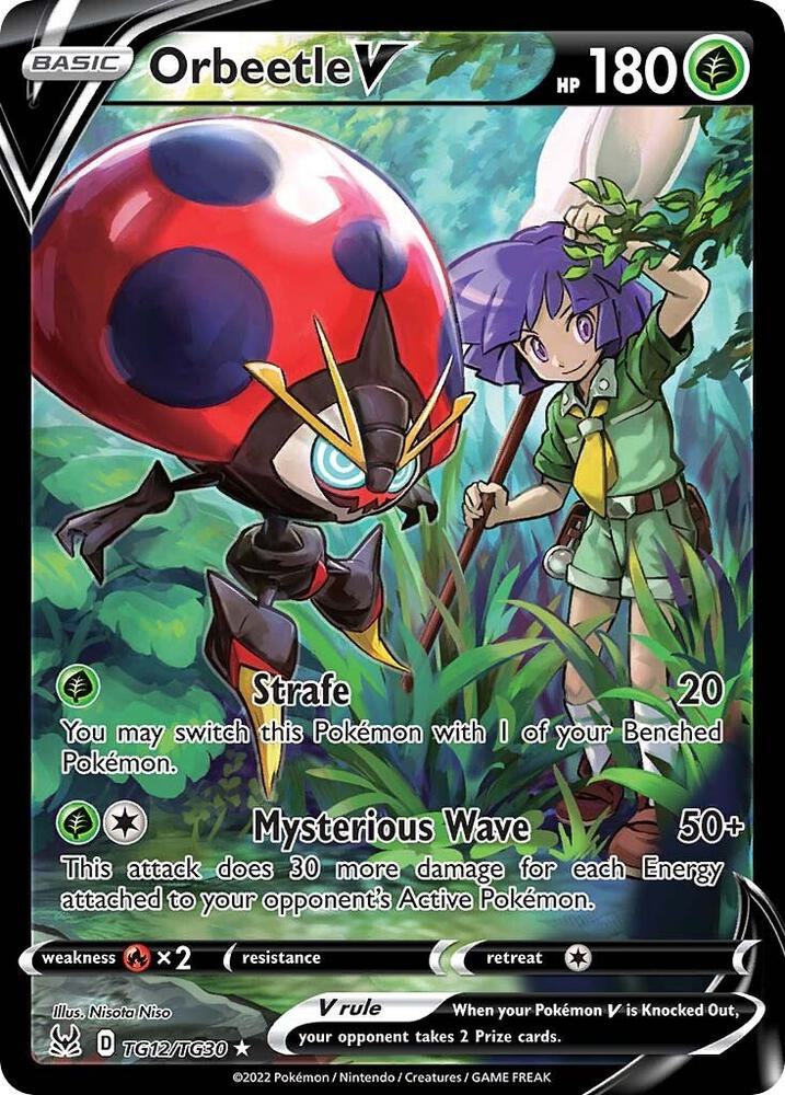 Orbeetle V TG12/TG30 Lost Origin Pokémon card