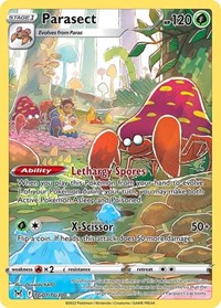 Parasect TG01/TG30 Ultra Rare – Lost Origin Pokémon card