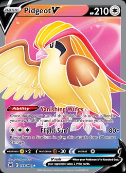 Pidgeot V 188/196 Ultra Rare – Lost Origin Pokémon card