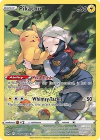 Pikachu TG05/TG30 Ultra Rare – Lost Origin Pokémon card