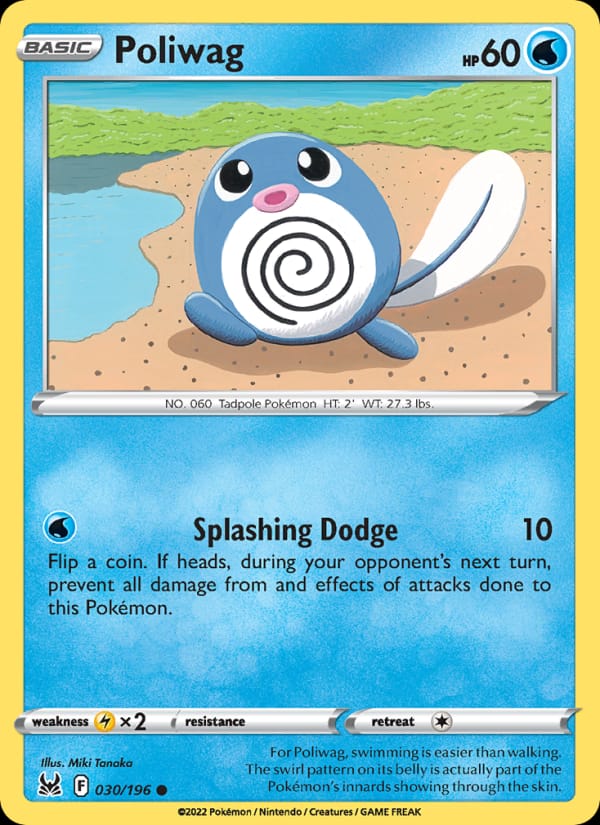 Poliwag 030/196 Lost Origin Pokémon card