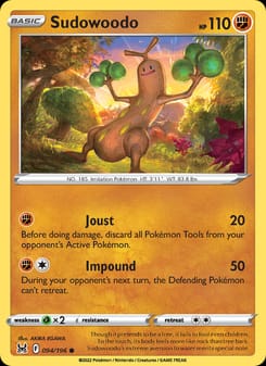 Sudowoodo 094/196 Common – Lost Origin Pokémon card