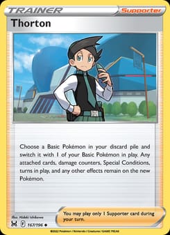 Thorton 167/196 Uncommon – Lost Origin Pokémon card