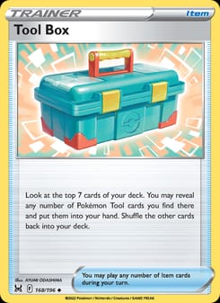 Tool Box 168/196 Uncommon – Lost Origin Pokémon card