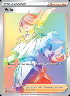 Volo 211/196 Secret Rare – Lost Origin Pokémon card