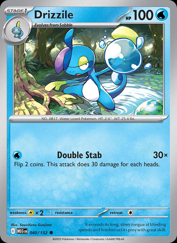Drizzile 040/132 Mega Evolution Pokémon card