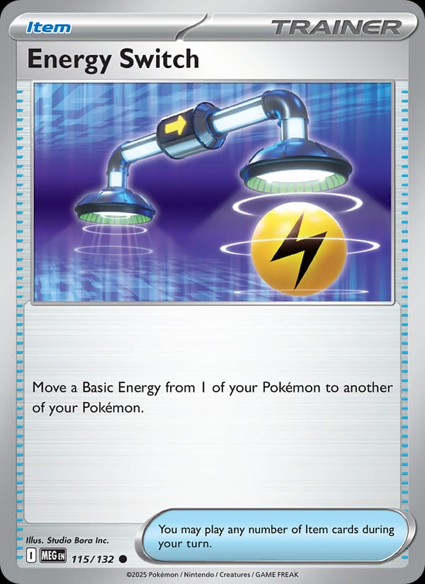 Energy Switch 115/132 Mega Evolution Pokémon card
