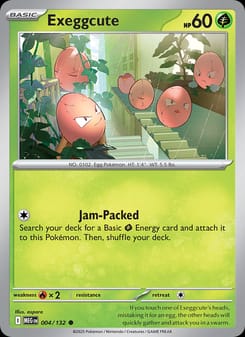 Exeggcute 004/132 Common – Mega Evolution Pokémon card