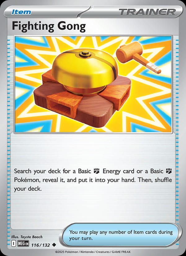 Fighting Gong 116/132 Mega Evolution Pokémon card