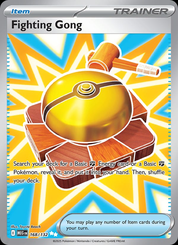 Fighting Gong 168/132 Mega Evolution Pokémon card