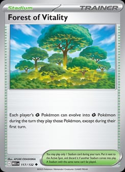 Forest of Vitality 117/132 Uncommon – Mega Evolution Pokémon card