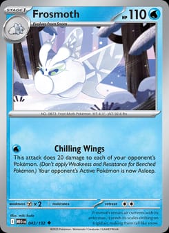 Frosmoth 043/132 Uncommon – Mega Evolution Pokémon card