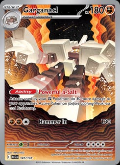 Garganacl 147/132 Illustration Rare – Mega Evolution Pokémon card
