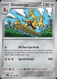 Gholdengo 099/132 Uncommon – Mega Evolution Pokémon card