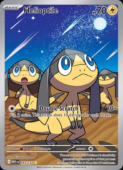 Helioptile 143/132 Illustration Rare – Mega Evolution Pokémon card