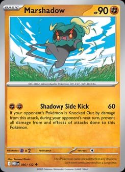 Marshadow 080/132 Uncommon – Mega Evolution Pokémon card