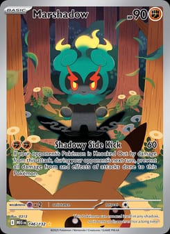 Marshadow 146/132 Illustration Rare – Mega Evolution Pokémon card