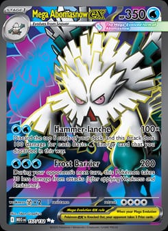 Mega Abomasnow ex 157/132 Ultra Rare – Mega Evolution Pokémon card