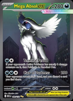 Mega Absol ex 180/132 Special Illustration Rare – Mega Evolution Pokémon card