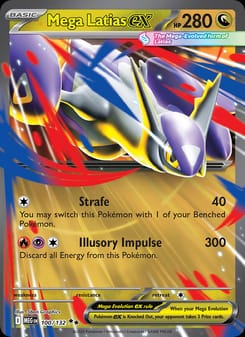 Mega Latias ex 100/132 Double Rare – Mega Evolution Pokémon card