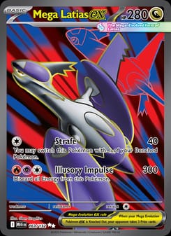 Mega Latias ex 163/132 Ultra Rare – Mega Evolution Pokémon card