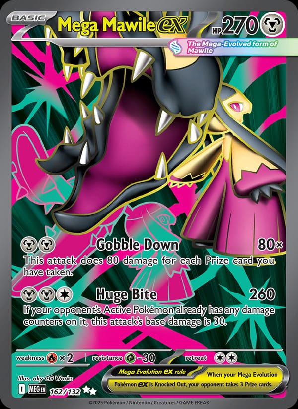 Mega Mawile ex 162/132 Mega Evolution Pokémon card