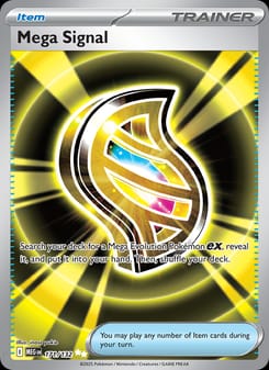 Mega Signal 171/132 Ultra Rare – Mega Evolution Pokémon card