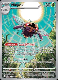 Ninjask 137/132 Illustration Rare – Mega Evolution Pokémon card