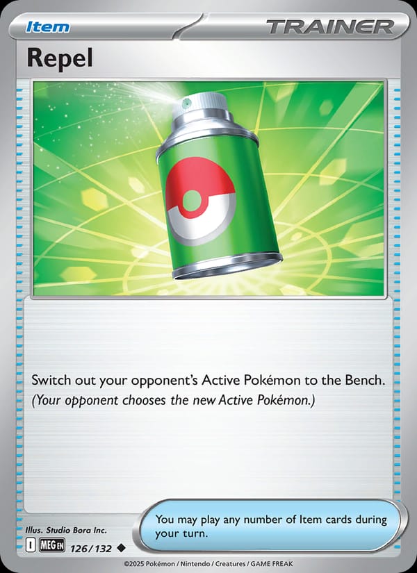 Repel 126/132 Mega Evolution Pokémon card