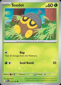 Seedot 013/132 Common – Mega Evolution Pokémon card