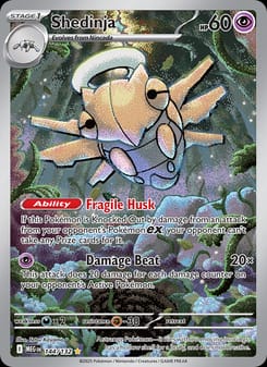 Shedinja 144/132 Illustration Rare – Mega Evolution Pokémon card