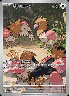 Spearow 151/132 Illustration Rare – Mega Evolution Pokémon card